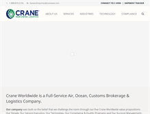 Tablet Screenshot of craneww.com